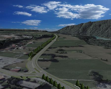 7_Obvoznica Tolmin_Povezava z mestom Tolmin in nadaljevanje trase proti vzhodu (Vir Ginex International)